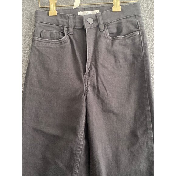 H&M LOGG Label Of Graded Goods BLACK Jeans 5 Pocket Regular Fit Tapered Leg S - Picture 4 of 15